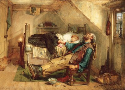Zużyty, 1868 autorstwa Thomas Faed