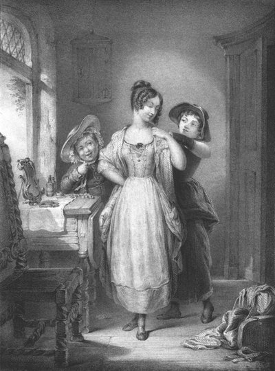Przygotowania do maja, 1830 autorstwa Thomas Fairland