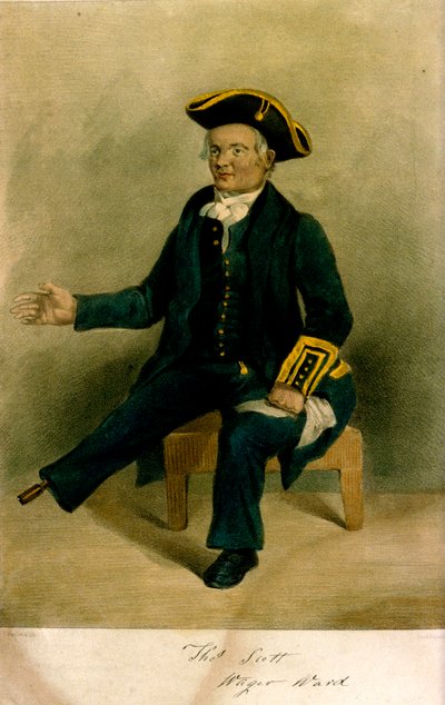 Thos Scott [z] Wager Ward [w szpitalu Greenwich]. autorstwa Thomas Fairland