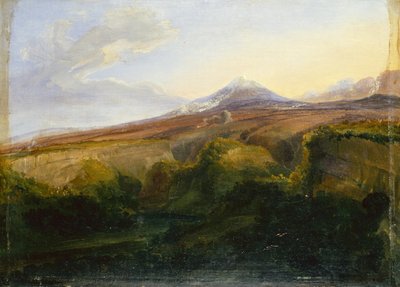 Widok Wezuwiusza (olej na pokładzie) autorstwa Thomas Fearnley