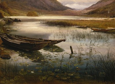 Łodzie i Lilie wodne autorstwa Thomas Fearnley