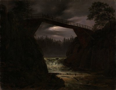 Most Hauge poza Arendal autorstwa Thomas Fearnley