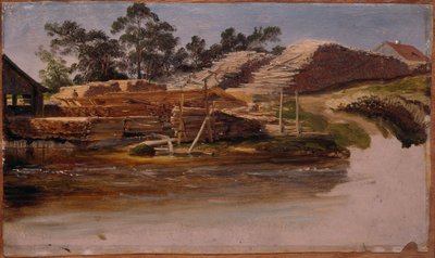 Skład drewna autorstwa Thomas Fearnley