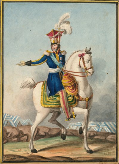 Portrait of Tadeusz Kosciuszko 1746-1817 autorstwa Thomas Francois Guerin