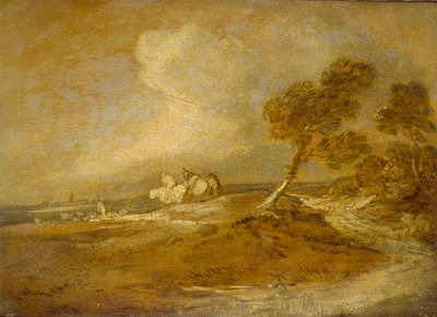Pejzaż z jeźdźcami, koniec XVIII wieku autorstwa Thomas Gainsborough
