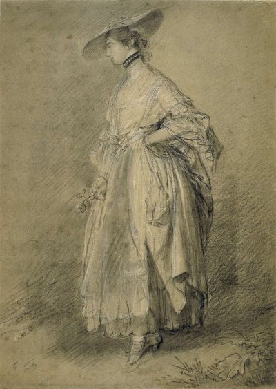 "Kobieta z różą" autorstwa Thomas Gainsborough