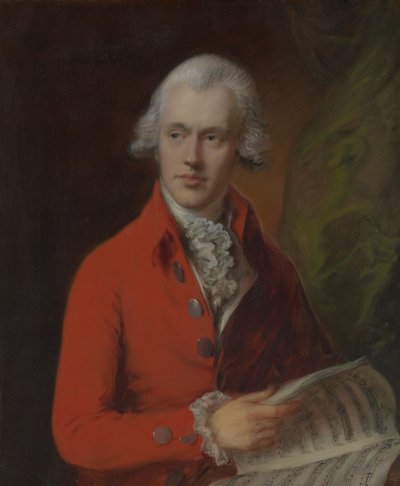 Charles Rousseau Burney 1747-1819, ca. 1780. autorstwa Thomas Gainsborough