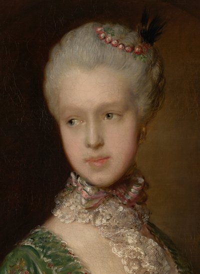 Elizabeth Wrottesley, późniejsza księżna Grafton autorstwa Thomas Gainsborough