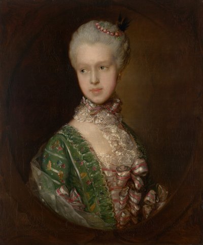 Elizabeth Wrottesley, późniejsza księżna Grafton autorstwa Thomas Gainsborough