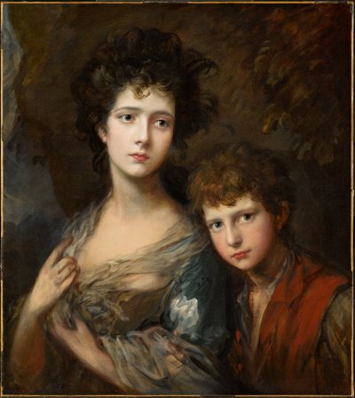 Elizabeth i Thomas Linley autorstwa Thomas Gainsborough