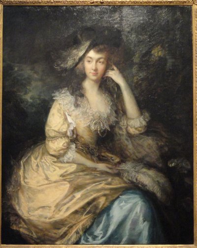 Frances Susanna, Lady de Dunstanville, autor: Thomas Gainsborough, ok. 1786 - Corcoran Gallery of Art - DSC01332 autorstwa Thomas Gainsborough
