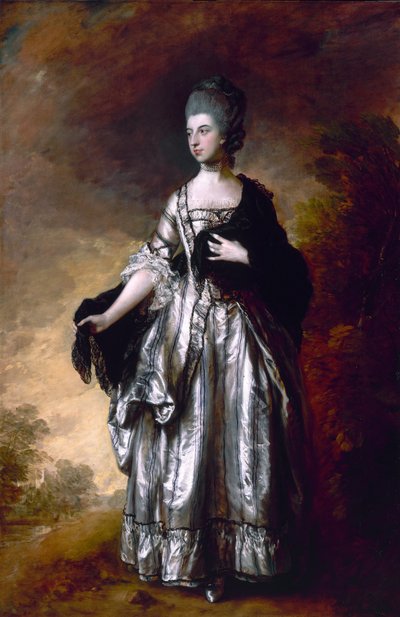 Isabella, wicehrabina Molyneux, później hrabina Sefton autorstwa Thomas Gainsborough