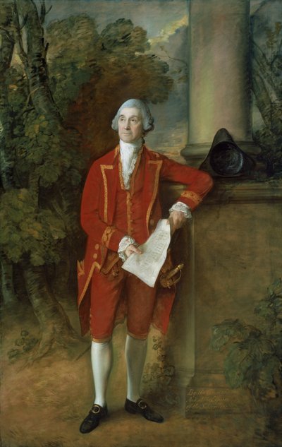 John Eld z Seighford Hall, Stafford autorstwa Thomas Gainsborough