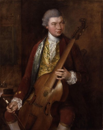 Karl Friedrich Abel autorstwa Thomas Gainsborough
