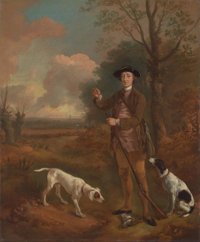 Major John Dade z Tannington, Suffolk autorstwa Thomas Gainsborough