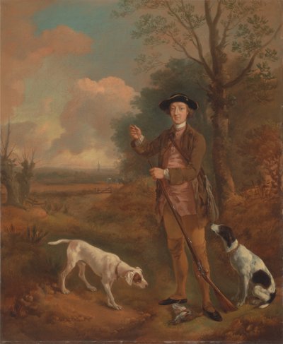 Major John Dade z Tannington, Suffolk, ca. 1755. autorstwa Thomas Gainsborough