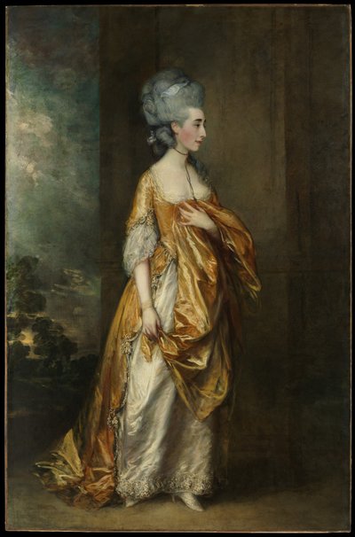 Pani Grace Dalrymple Elliott (1754?-1823) autorstwa Thomas Gainsborough