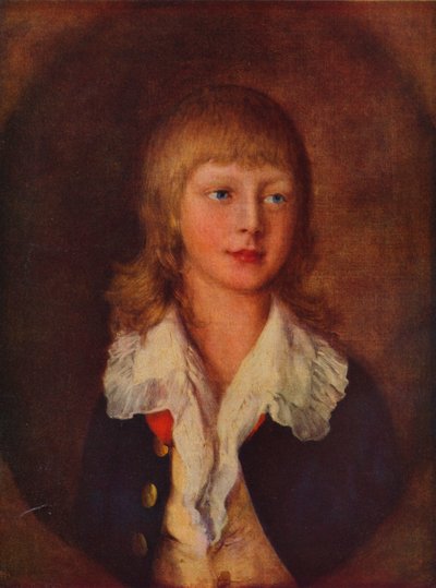 Portret Adolfa, księcia Cambridge, noszącego mundur Windsor, XVIII wiek autorstwa Thomas Gainsborough
