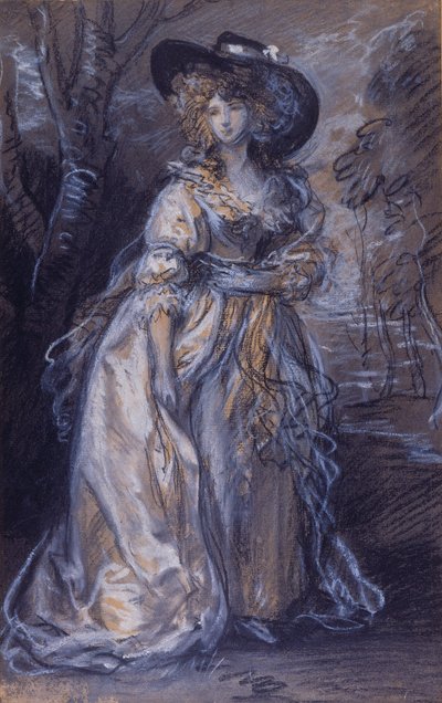Studium Pani autorstwa Thomas Gainsborough