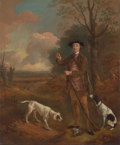 Major John Dade z Tannington, Suffolk autorstwa Thomas Gainsborough RA
