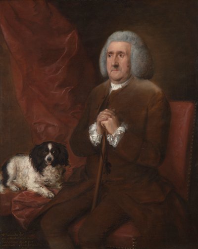 William Lowndes, audytor Sądu Skarbowego Jego Królewskiej Mości autorstwa Thomas Gainsborough RA