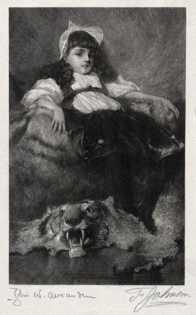 Portret dziecka autorstwa Thomas George Johnson