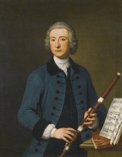 Portret Lewisa Christiana Austina Granoma, 1743 autorstwa Thomas Gibson