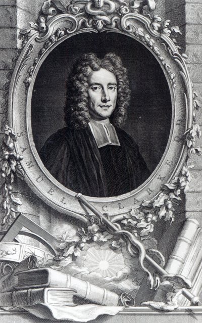 Samuel Clarke, grawerowany przez Jacobusa Houbrakena, c.1737-48 autorstwa Thomas Gibson