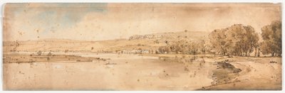 Wybór dwudziestu najbardziej malowniczych widoków w Paryżu, 1802. autorstwa Thomas Girtin