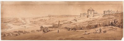 Wybór dwudziestu najbardziej malowniczych widoków w Paryżu, 1802. autorstwa Thomas Girtin