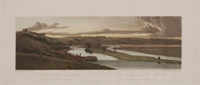 Wybór dwudziestu najbardziej malowniczych widoków w Paryżu: Wodociągi w Marli..., 1803. autorstwa Thomas Girtin