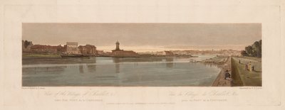 Wybór dwudziestu najbardziej malowniczych widoków w Paryżu: Widok wsi Chaillot, 1803 autorstwa Thomas Girtin
