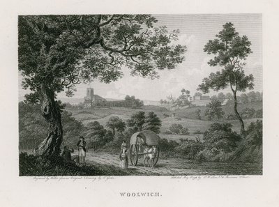 Widok na Woolwich autorstwa Thomas Girtin