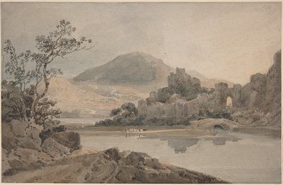 Zamek Conwy, Walia Północna autorstwa Thomas Girtin