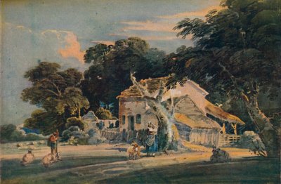 Farma Devonshire, ok. 1798 r autorstwa Thomas Girtin
