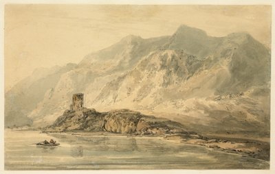 Zamek Dolbadarn autorstwa Thomas Girtin