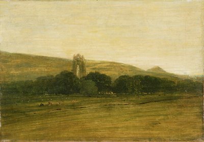 Guisborough Priory, c.1801-02 (olej na płótnie) autorstwa Thomas Girtin