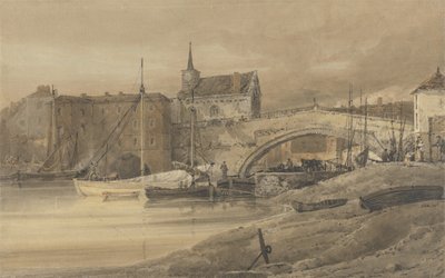 Most Ouse, York autorstwa Thomas Girtin