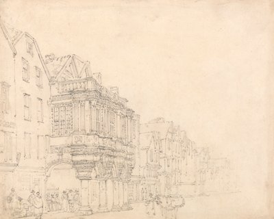 Ratusz w Exeter autorstwa Thomas Girtin