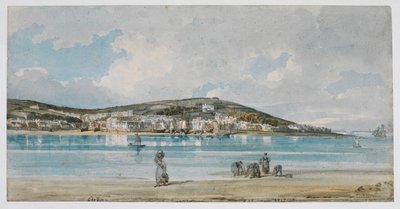 Widok Appledore, North Devon, z Instow Sands autorstwa Thomas Girtin