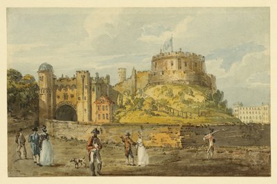 Zamek Windsor, ok. 1792 (akwarela i tusz na papierze) autorstwa Thomas Girtin