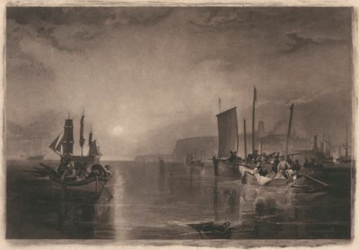Wschód słońca, Whiting Wędkowanie w Margate autorstwa Thomas Goff Lupton