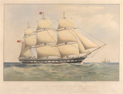 Kliper "Alnwick Castle" 1250 ton autorstwa Thomas Goldsworth Dutton