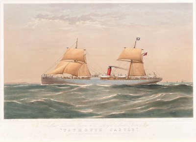 Statek parowy Royal Mail "Taymouth Castle autorstwa Thomas Goldsworth Dutton