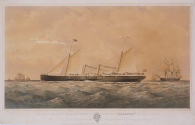 Statek parowy "Zealous" należący do Great Eastern Railway Company autorstwa Thomas Goldsworth Dutton
