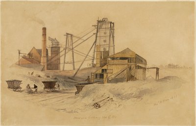 Kopalnia Hebburn, C Pit autorstwa Thomas H. Hair