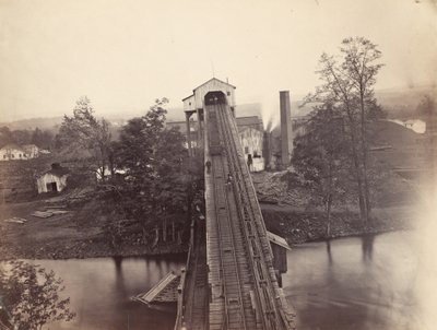 Von Storch Breaker, Del. & Hudson Canal Co. autorstwa Thomas H. Johnson
