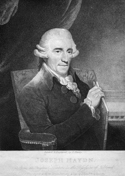 Joseph Haydn (rycina) autorstwa Thomas Hardy