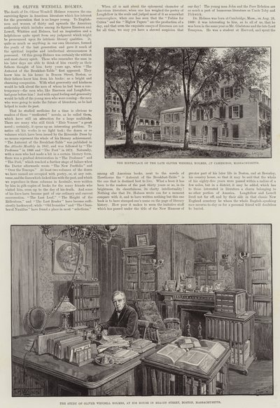 Dr Oliver Wendell Holmes autorstwa Thomas Harrington Wilson