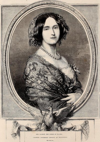 Jej Wysokość Królowa Prus, koronowana wczoraj (piątek) w Królewcu autorstwa Thomas Harrington Wilson